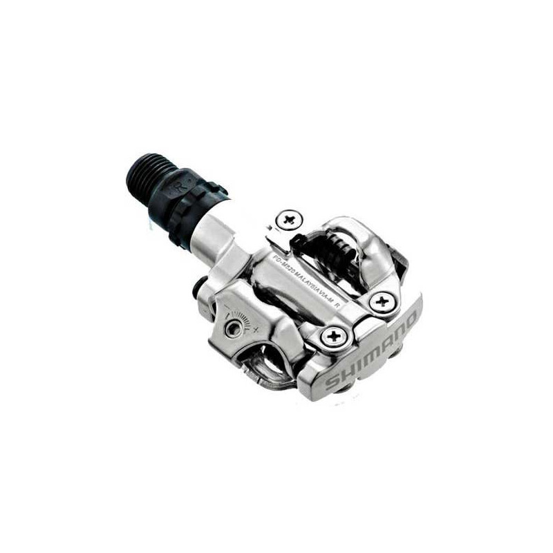 Pedais Shimano M520 SPD prata
